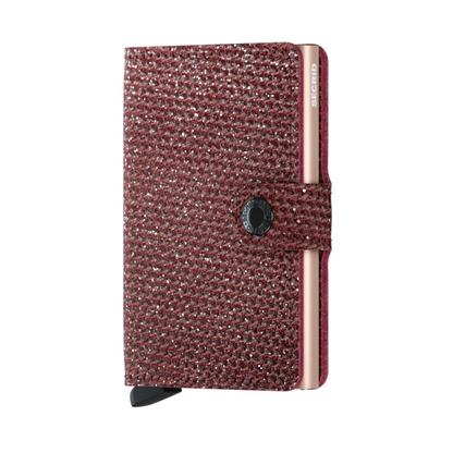 Secrid RFID Miniwallet Sparkle Red High Quality European Cowhide Leather Wallet - Buy Secrid Wallets in Canada - Best Gift Ideas for Family and Friends