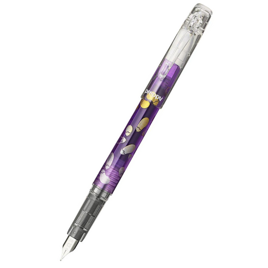 PLATINUM - Preppy Fountain Pen - Modern Maki-e Limited Edition - Nasu / Eggplant Purple - 0.3 Fine Nib - Free shipping to US and Canada - Vancouver Buchan's Kerrisdale Stationery Store