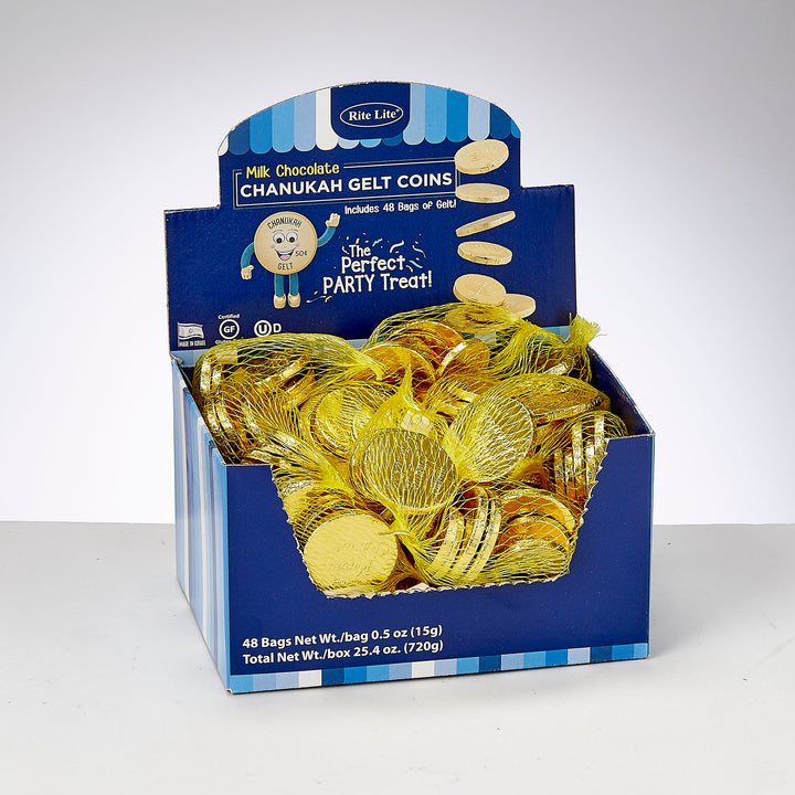 Rite Lite - Chanukah Gelt Coins - Milk Chocolate