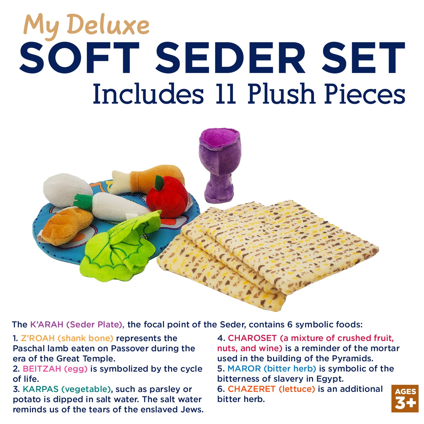 Rite Lite - Passover - My Deluxe Soft Seder Set - Set of 11