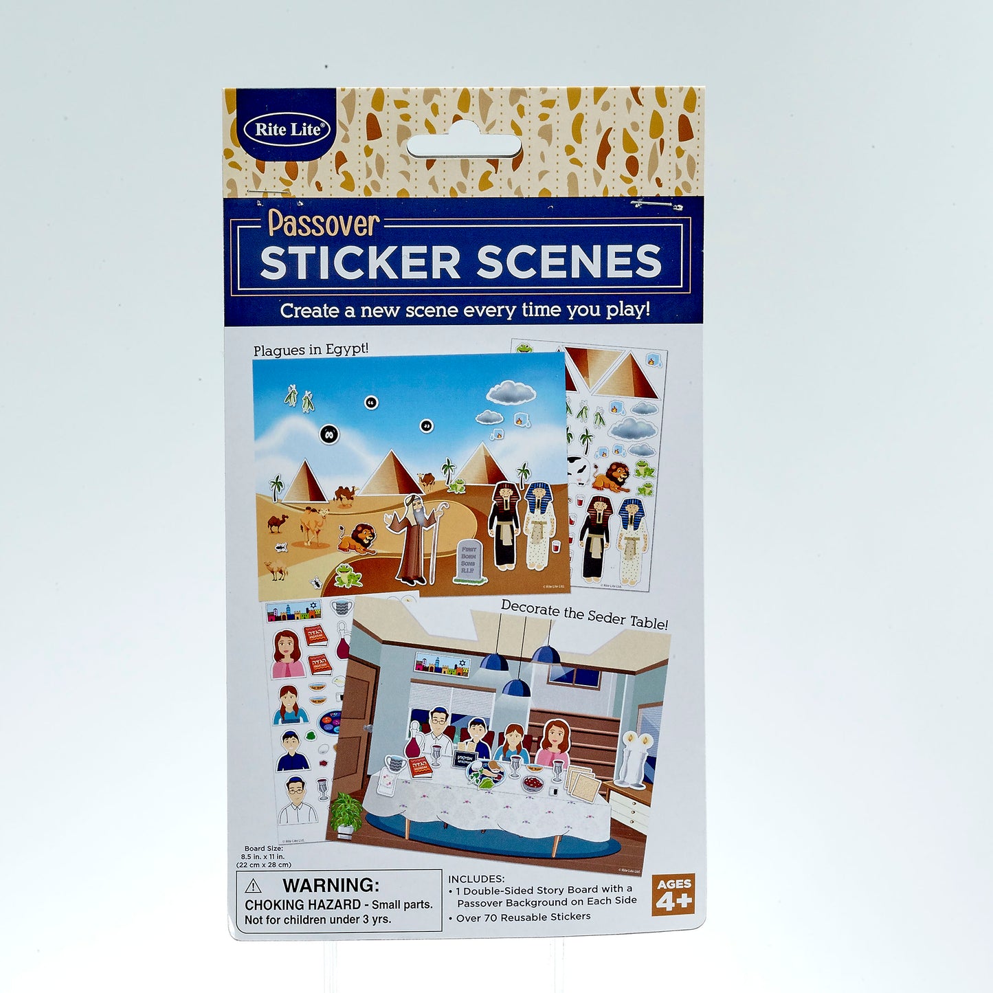 Rite Lite - Passover - Reusable Sticker Scenes