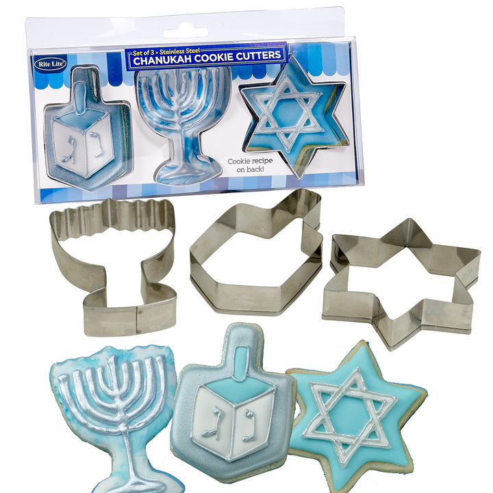 Rite Lite - Chanukah Cookie Cutters - 3 Shapes