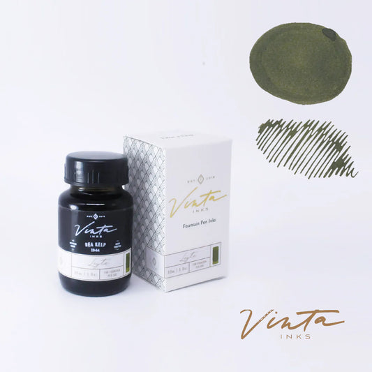 Vinta Inks - Fountain Pen Ink 30ml - Sea Kelp - Leyte 1944