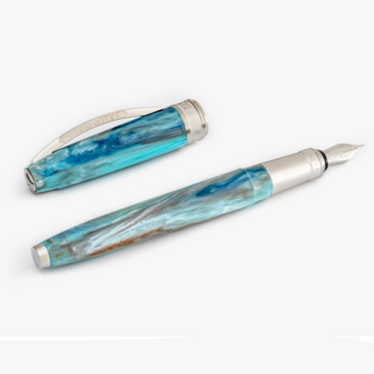 Visconti - Impressionist Collection Vincent Van Gogh Fountain Pen Set With Ink - Portrait Blue