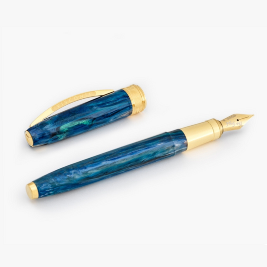 Visconti - Impressionist Collection Vincent Van Gogh Fountain Pen Set With Ink - Wheatfield with Crows