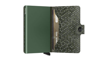 SECRID - Miniwallet - Hexagon Green