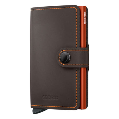 SECRID - MINIWALLET MATTE TRUFFLE-ORANGE