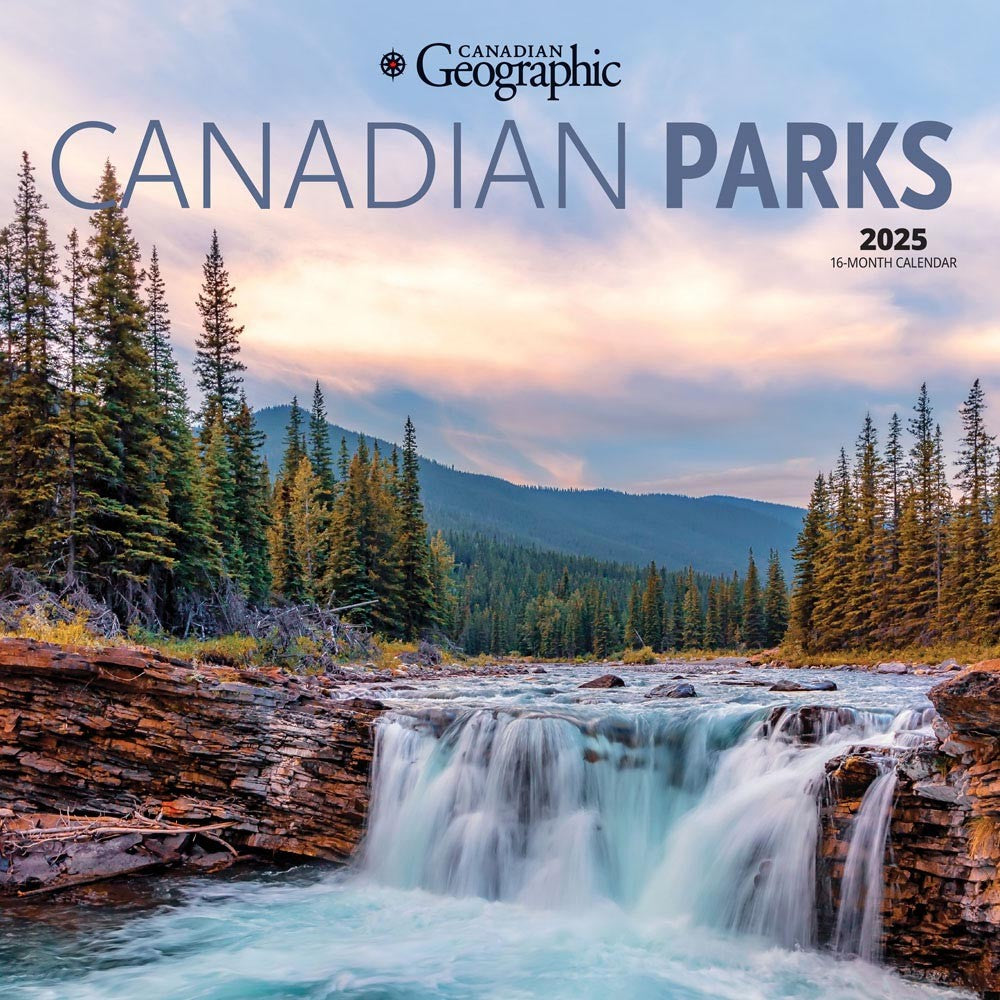 WYMAN - 2025 WALL CALENDAR - 16 MONTHS - CANADIAN GEOGRAPHIC - CANADIAN PARKS