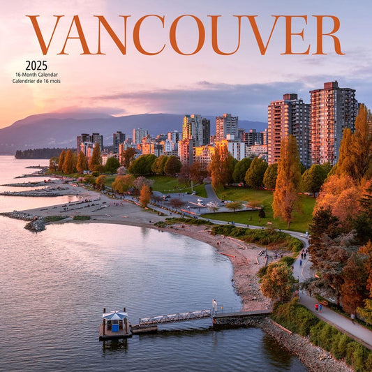 WYMAN - 2025 WALL CALENDAR - 16 MONTHS - VANCOUVER