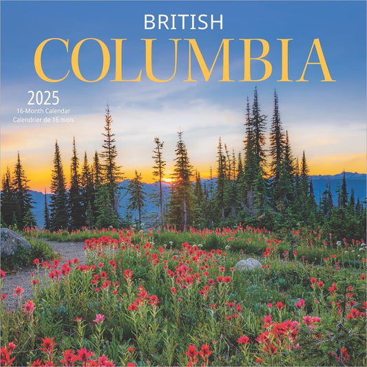 WYMAN - 2025 WALL CALENDAR - MINI 7x7 - 16 MONTHS - BRITISH COLUMBIA