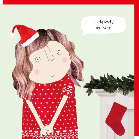 Rosie Made a Thing - Funny Christmas Card 2024 - Identify Nice