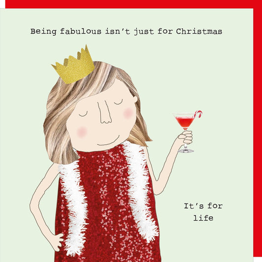 Rosie Made a Thing - Funny Christmas Card 2024 - Fab for Life