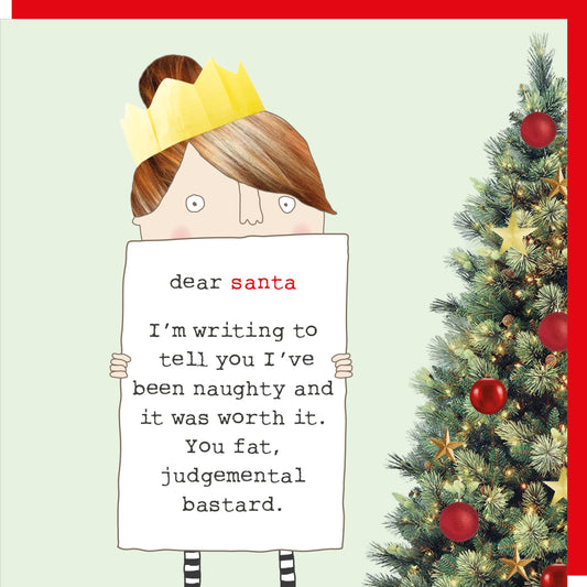 Rosie Made a Thing - Funny Christmas Card 2024 - Dear Santa