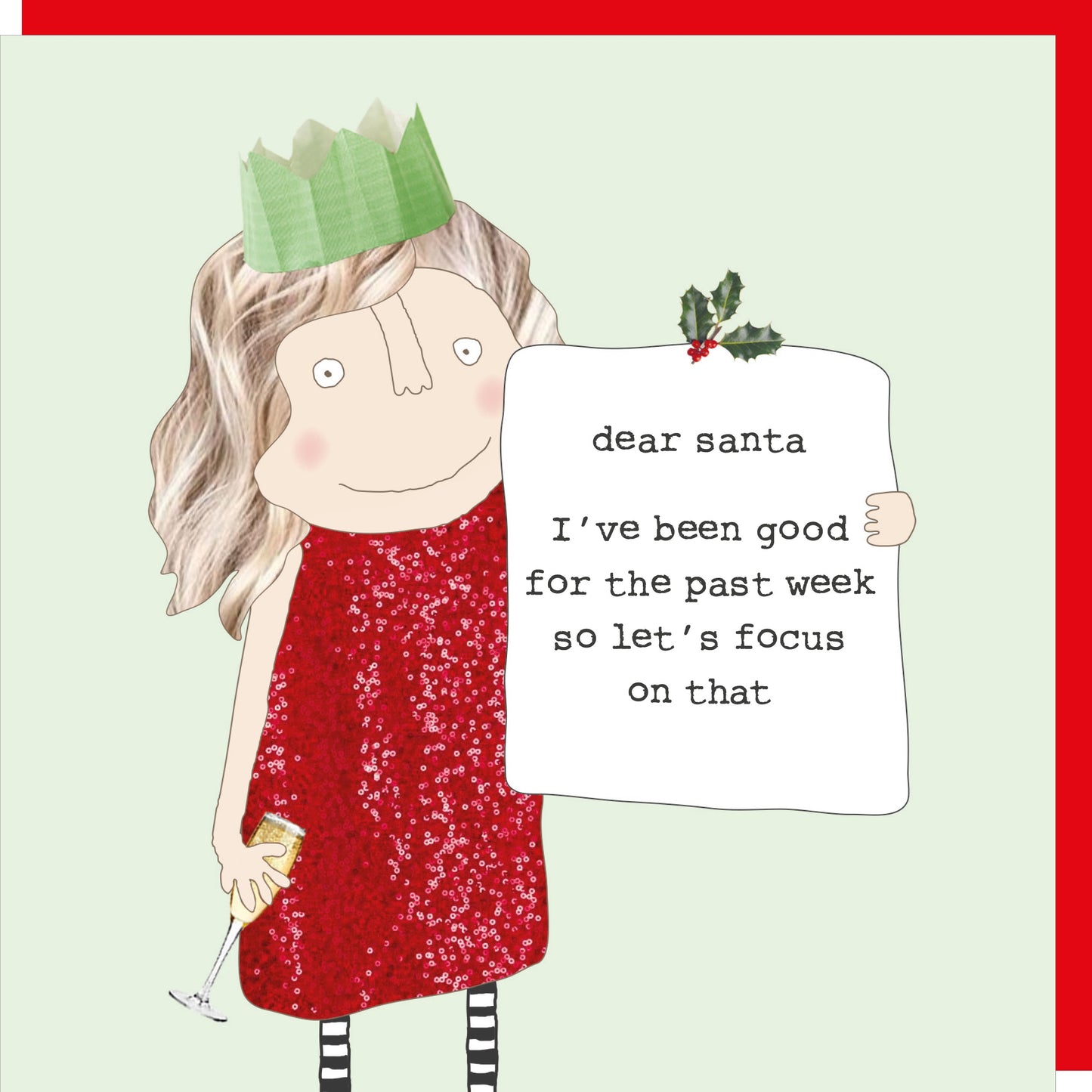 Rosie Made a Thing - Funny Christmas Card 2024 - Santa Been Good