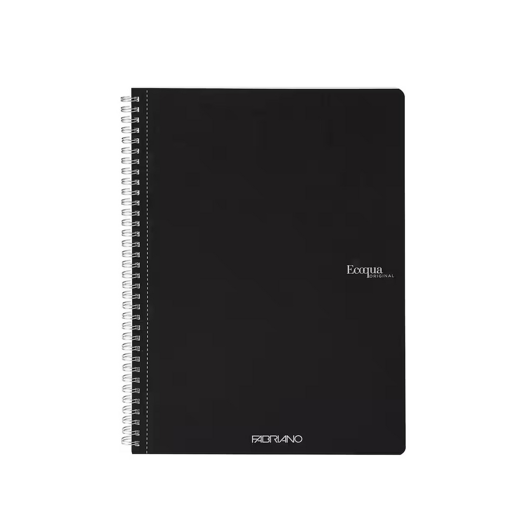 Fabriano - Ecoqua - Original A4 Spiral Lined Notebook - 90g