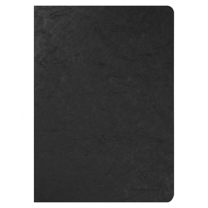 CLAIREFONTAINE - Age Bag Lined Notebook - 96 Pages - A4 - Black