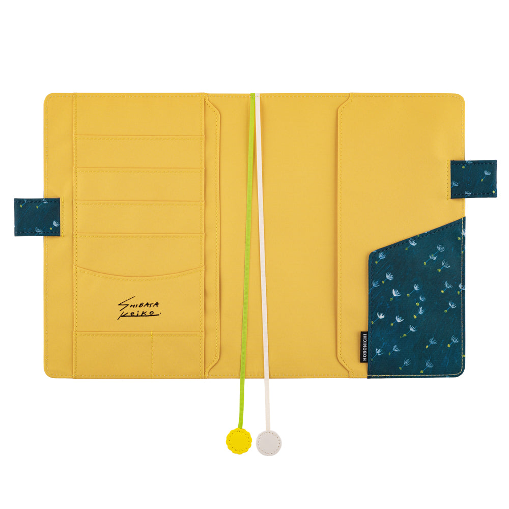 Hobonichi Techo 2024 - Spring Edition - A5 Cover Only - Keiko Shibata: Gentle breeze in a dandelion field - Free Shipping to US and Canada - Vancouver Buchan's Stationery Store
