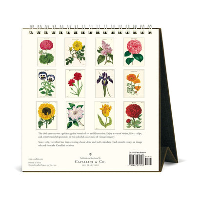 CAVALLINI & CO - 2024 Vintage Desk Calendar - BOTANICA