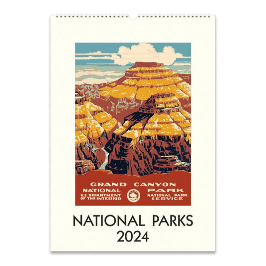 CAVALLINI & CO - 2024 - Vintage Poster Wall Calendar - NATIONAL PARKS