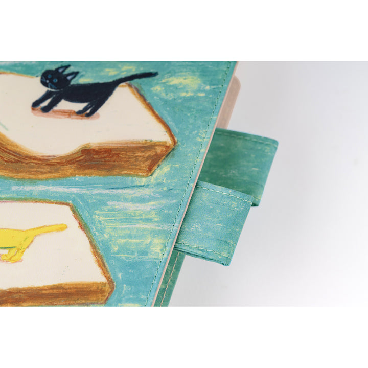 Hobonichi Techo 2024 - Spring Edition - A6 Cover Only - Keiko Shibata: Bread floating in the wind - Free Shipping to US and Canada - Vancouver Buchan's Stationery Store