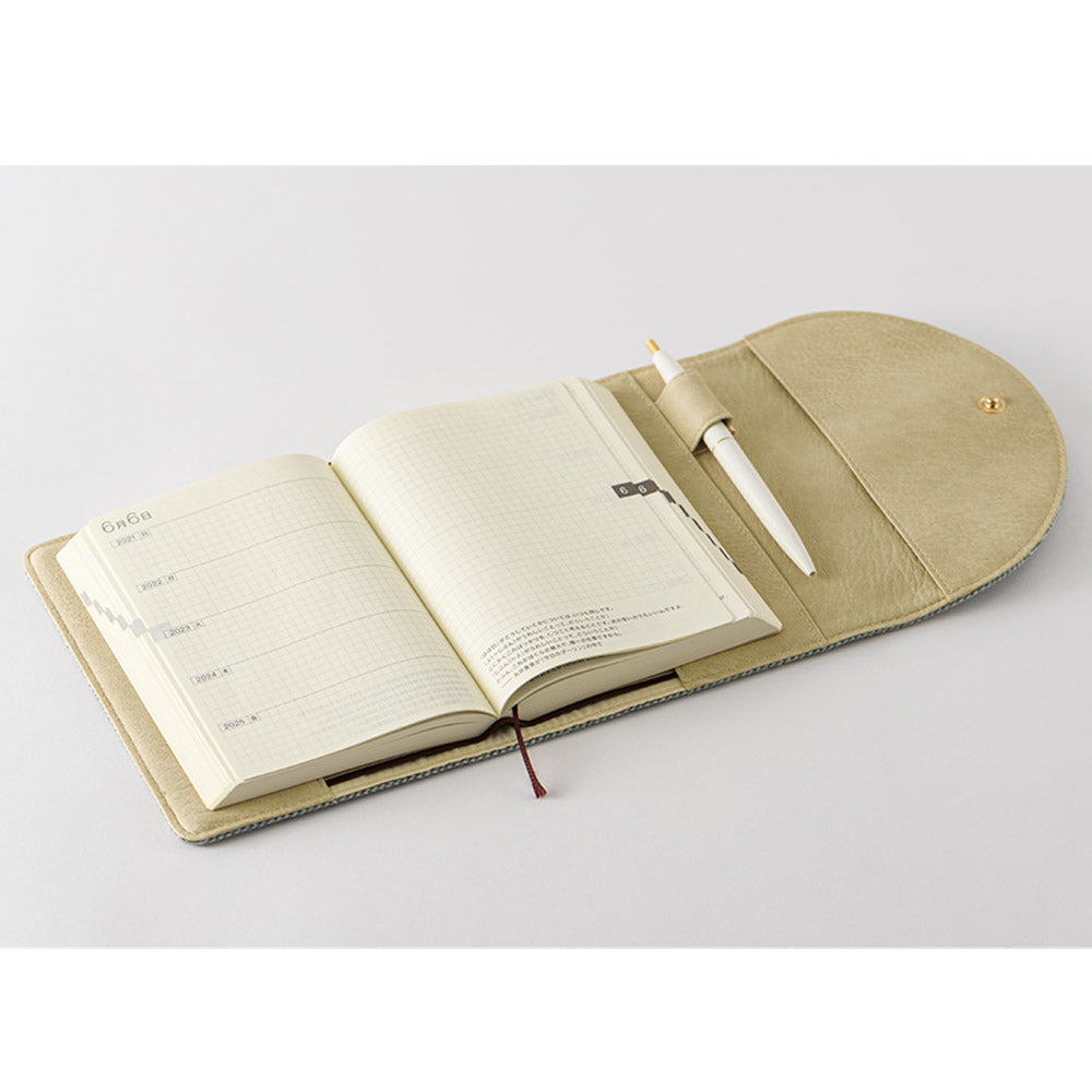 Hobonichi Techo 2025 - 5-Year Techo - A6 Cover Only - Trifold Cover Search & Collect - Free shipping to US and Canada - Vancouver Buchan’s Kerrisdale Stationery Store