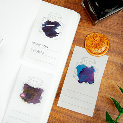 Wearingeul - Tracing Ink Color Chart Card - Vertical