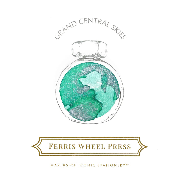 FERRIS WHEEL PRESS - Fountain Pen Ink 38 ml - Grand Central Skies