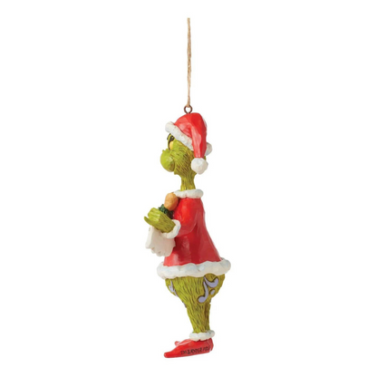 Enesco - Jim Shore: "The Grinch" - Holding Merry Christmas Banner Figurine