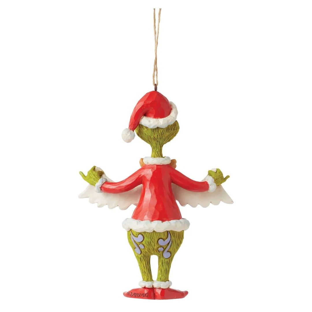 Enesco - Jim Shore: "The Grinch" - Holding Merry Christmas Banner Figurine