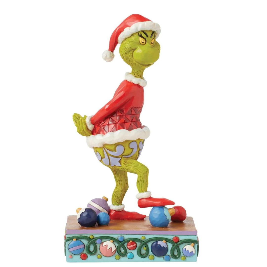 Enesco - Jim Shore: "The Grinch" - Stepping on Ornament Figurine