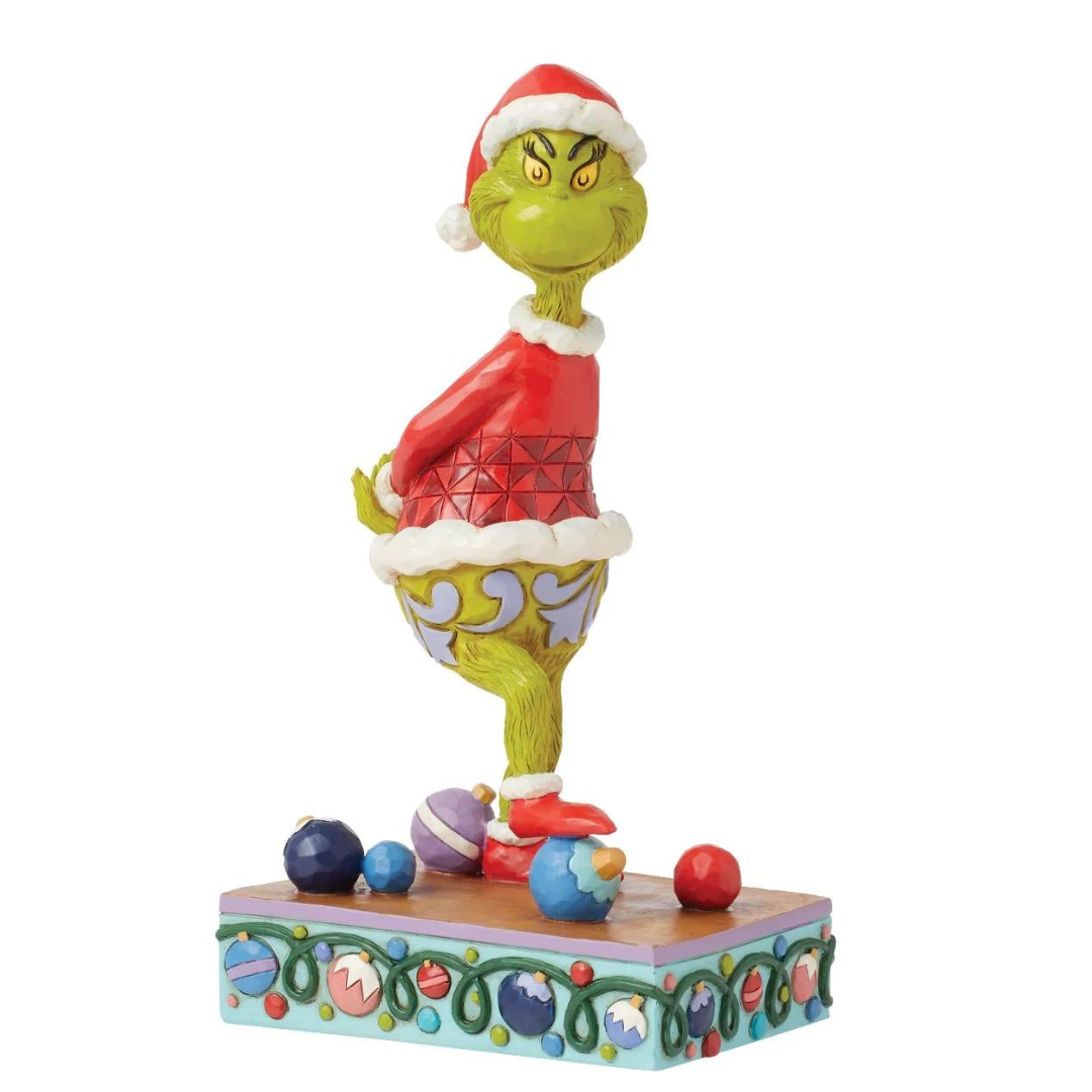 Enesco - Jim Shore: "The Grinch" - Stepping on Ornament Figurine