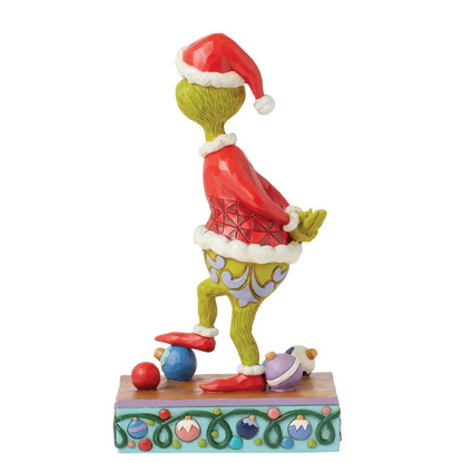 Enesco - Jim Shore: "The Grinch" - Stepping on Ornament Figurine