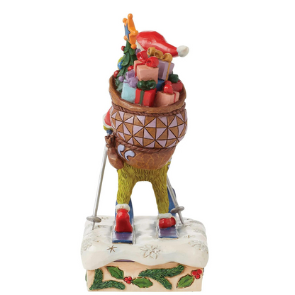 Enesco - Jim Shore: "The Grinch" - Skiing Figurine