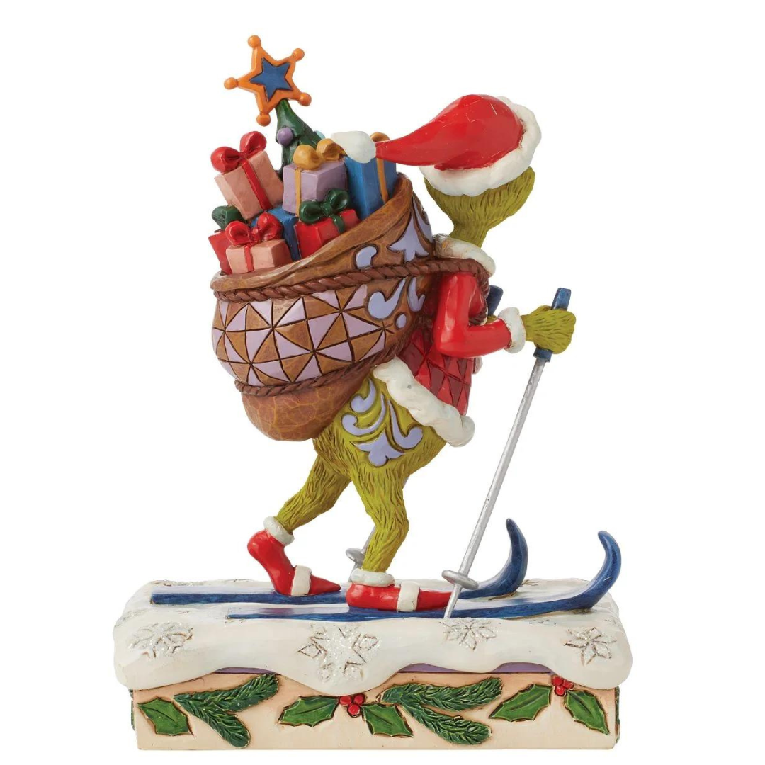 Enesco - Jim Shore: "The Grinch" - Skiing Figurine