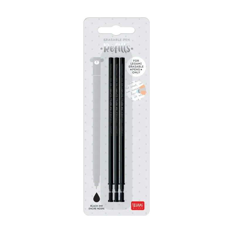 Legami - Erasable Pen Refill 3-Pack