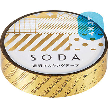 SODA - 10mm Transparent Washi Tape - Mix