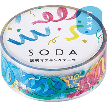 SODA - 15mm Transparent Washi Tape - Party