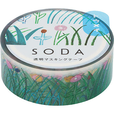 SODA - 15mm Transparent Washi Tape - Grass