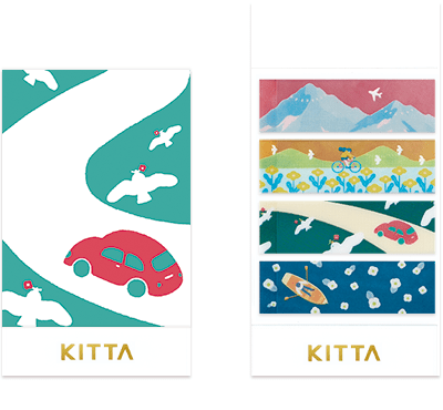 KITTA - Clear Sticky Note - Landscape