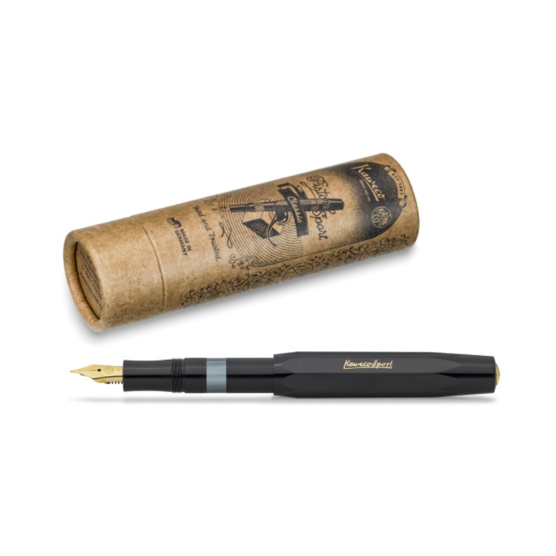 Kaweco - Sport Piston Classic Fountain Pen - Black/Gold