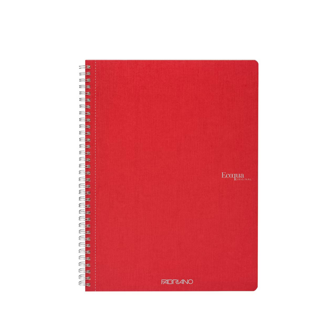 Fabriano - Ecoqua - Original A4 Spiral Lined Notebook - 90g