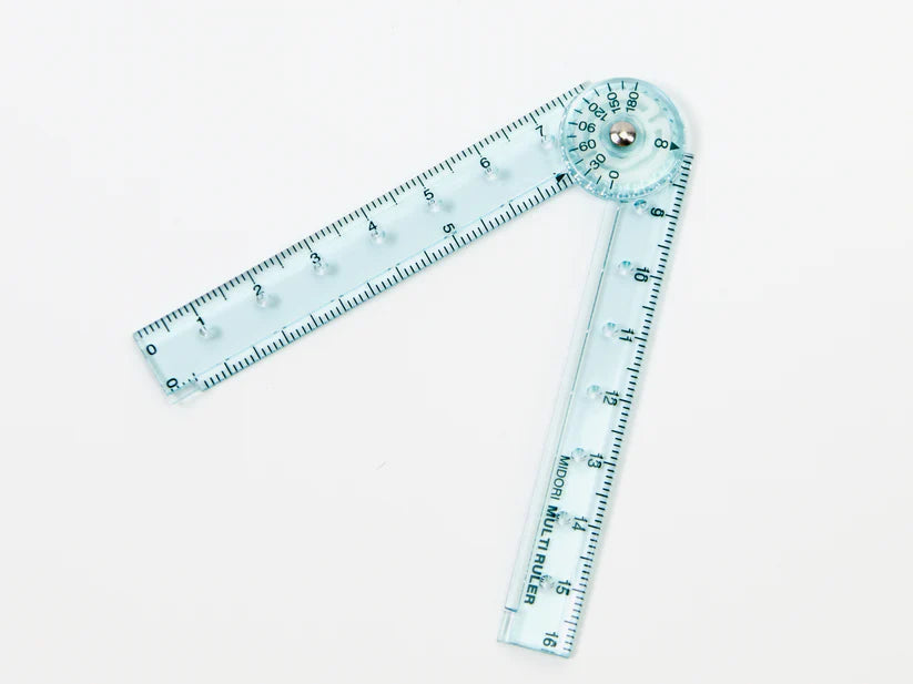 Midori - Mini Multi-Ruler 16cm - Blue