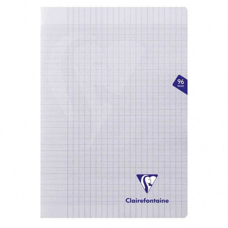 CLAIREFONTAINE - Mimesys Staplebound Lined Notebook - A4 (21x30cm) - Transparent