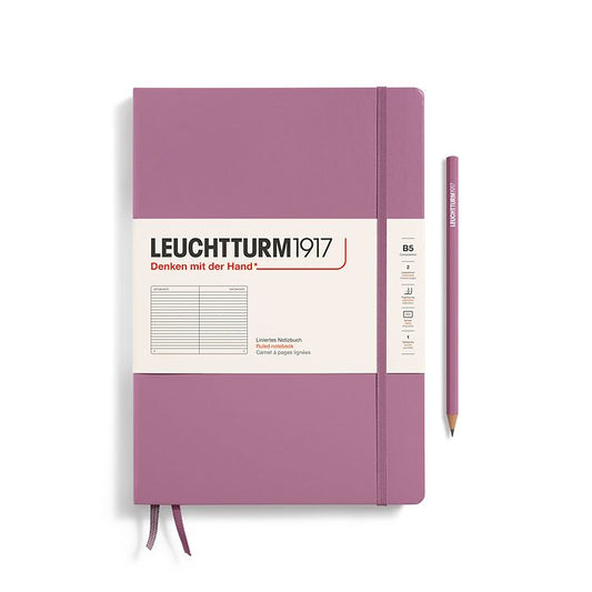 Leuchtturm1917 - Hardcover - B5 Composition Notebook - Dusty Rose