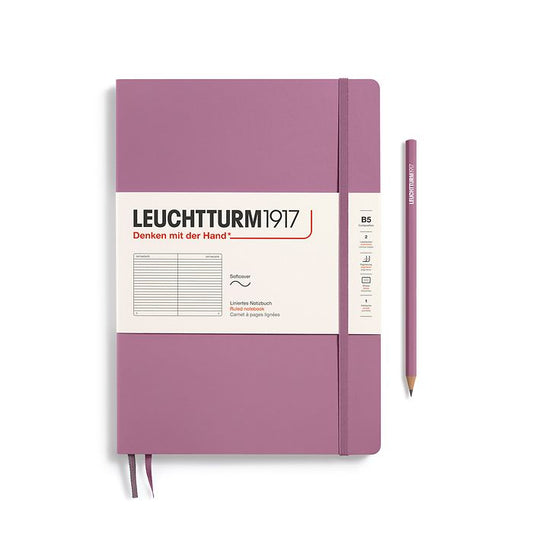 Leuchtturm1917 - Softcover - B5 Composition Notebook - Dusty Rose