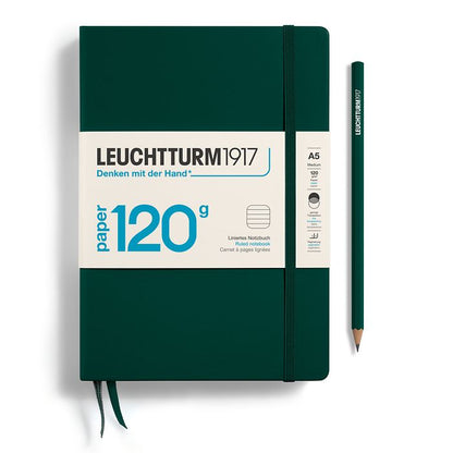 Leuchtturm1917 - Hardcover - A5 Notebook - Edition 120g - Forest Green