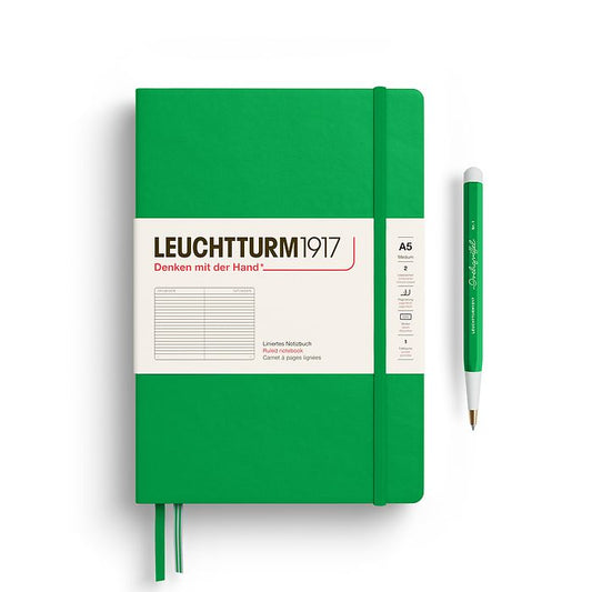 Leuchtturm1917 - Hardcover - A5 Notebook - Spring Leaf