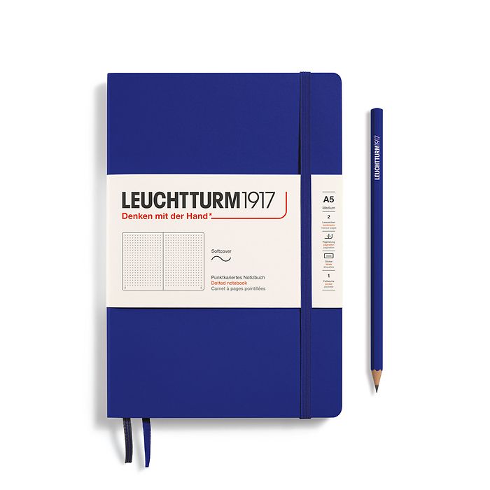 Leuchtturm1917 - Softcover - A6 Pocket Notebook - 123 Pages - Ink