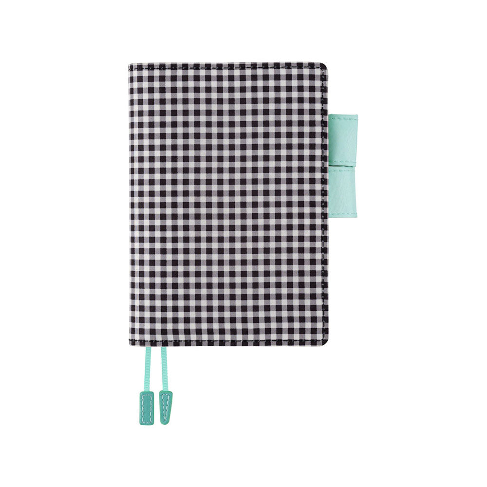 Hobonichi Techo 2024 - A6 Cover Only - Gingham (Black)