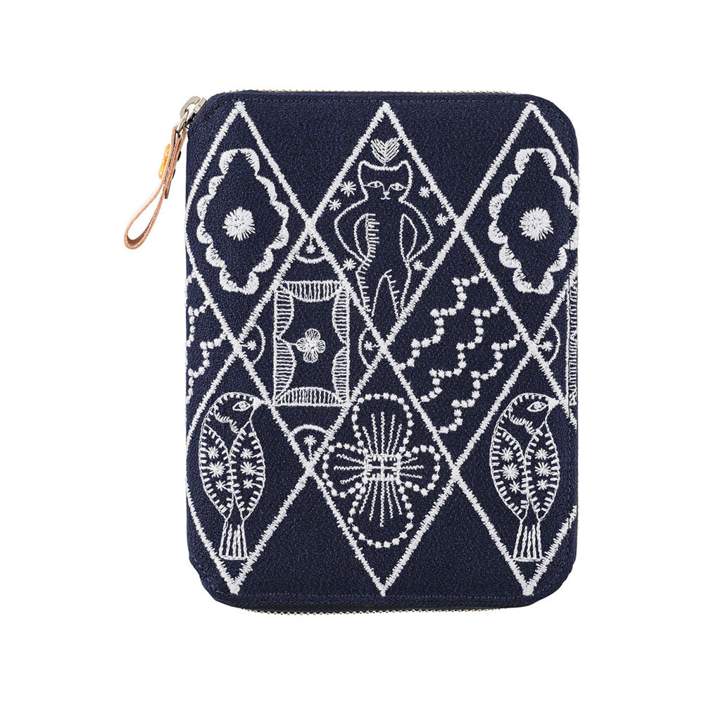 Hobonichi Techo 2024 - A6 Cover Only -  皆川明 mina perhonen: symphony (Navy)